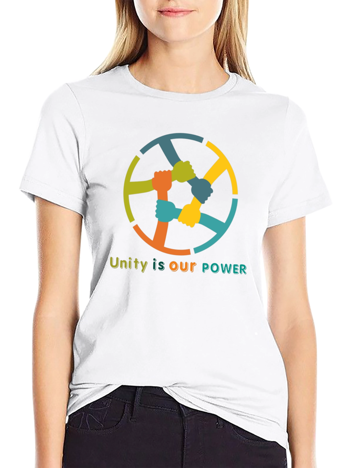 Unity Power T-Shirt - Strength in Togetherness Graphic Tee