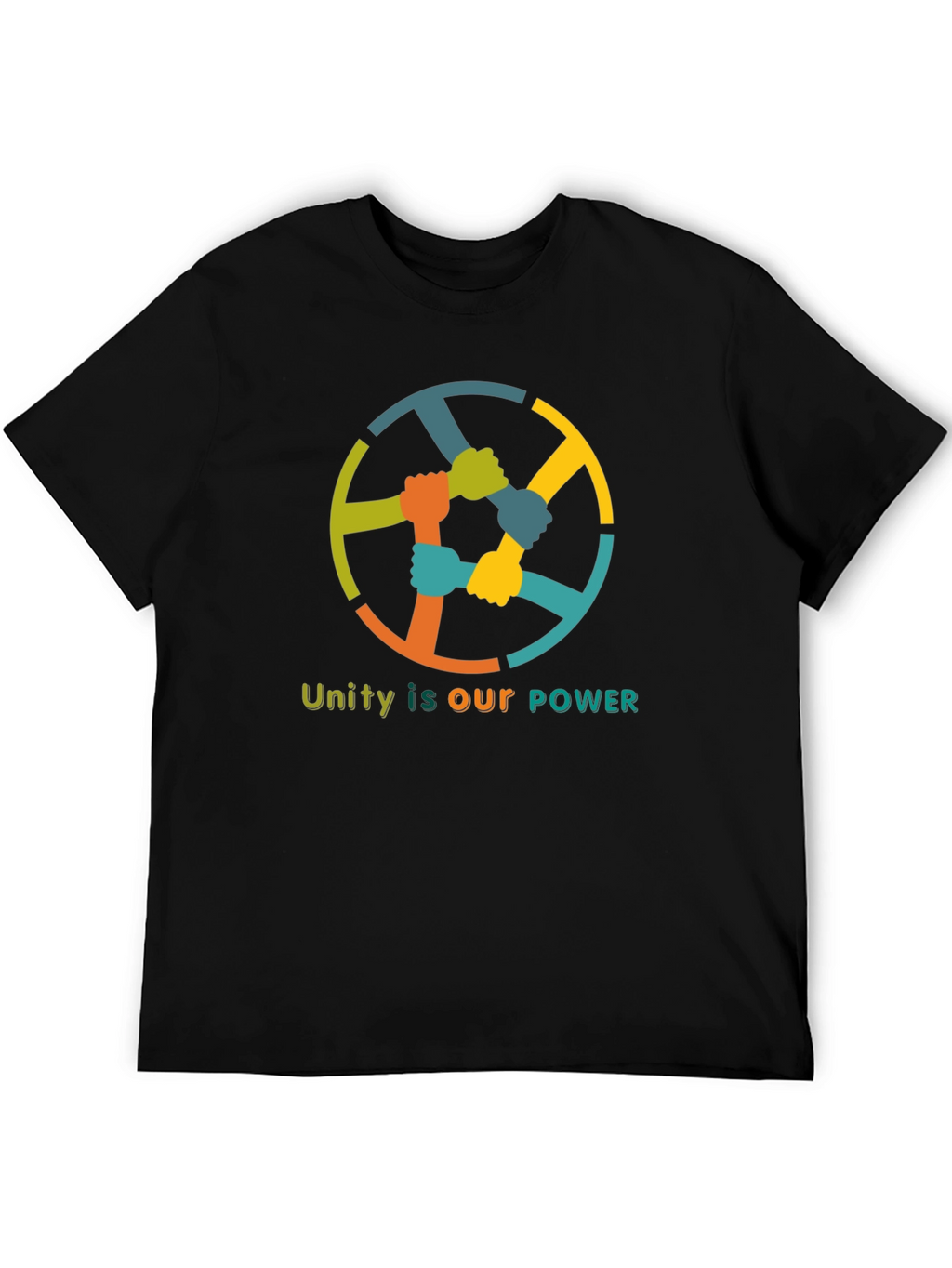 Unity Power T-Shirt - Strength in Togetherness Graphic Tee
