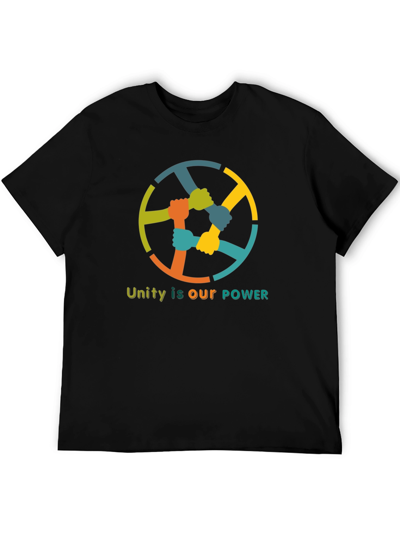 Unity Power T-Shirt - Strength in Togetherness Graphic Tee