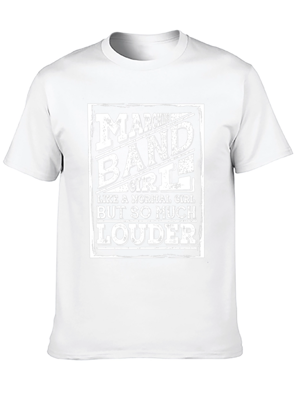 Marching Band Girl T-Shirt - Loud & Proud!