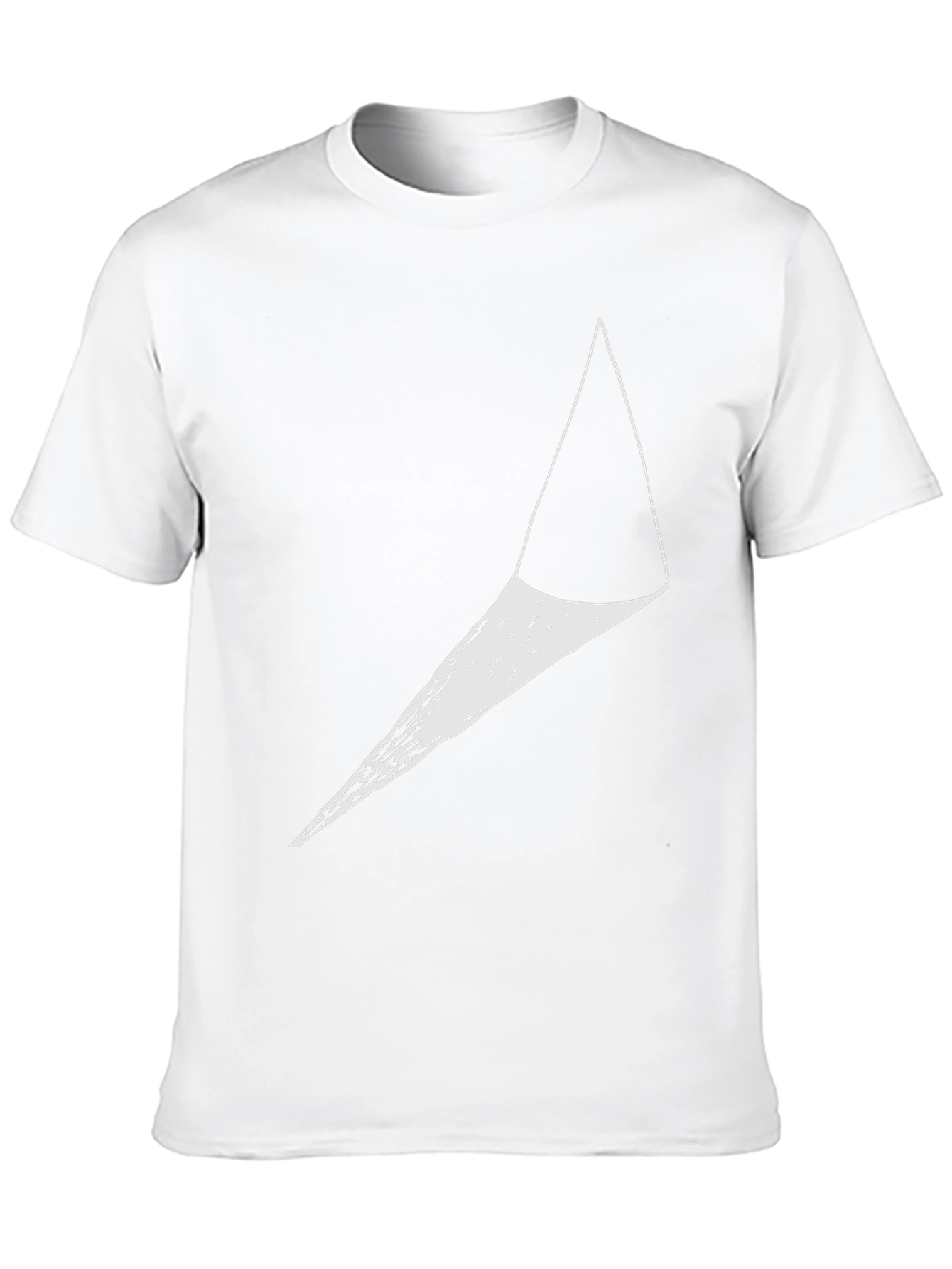 Modern Geometric Cone Graphic Tee