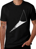 Modern Geometric Cone Graphic Tee