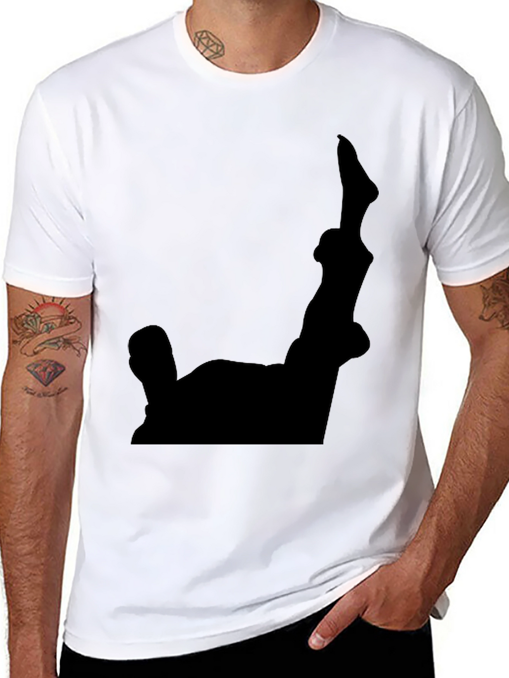Black Graphic Tee - Statue of Liberty
