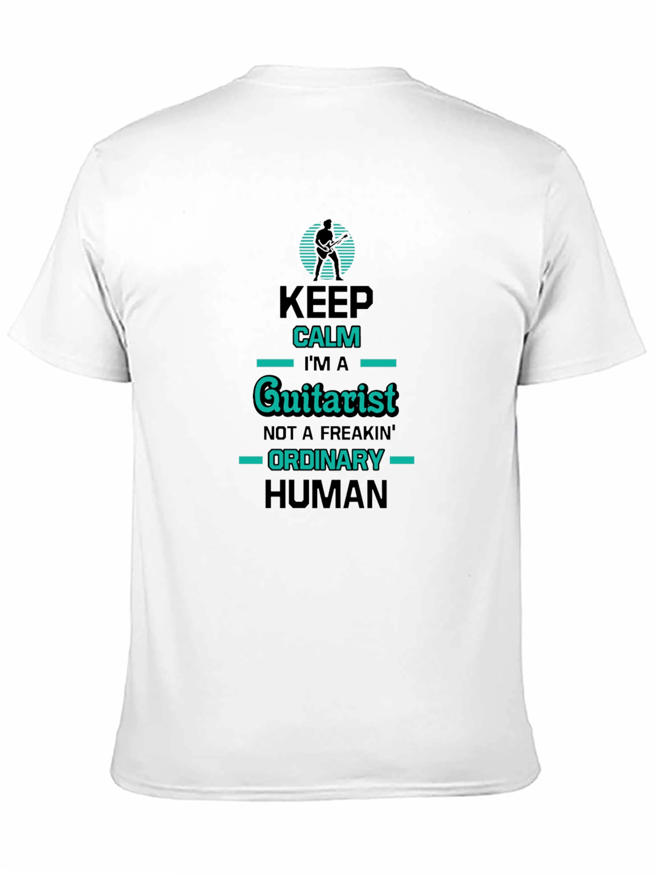 Keep Calm Guitarist T-Shirt - Black Graphic Tee