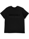 Impossible Solution Black T-Shirt