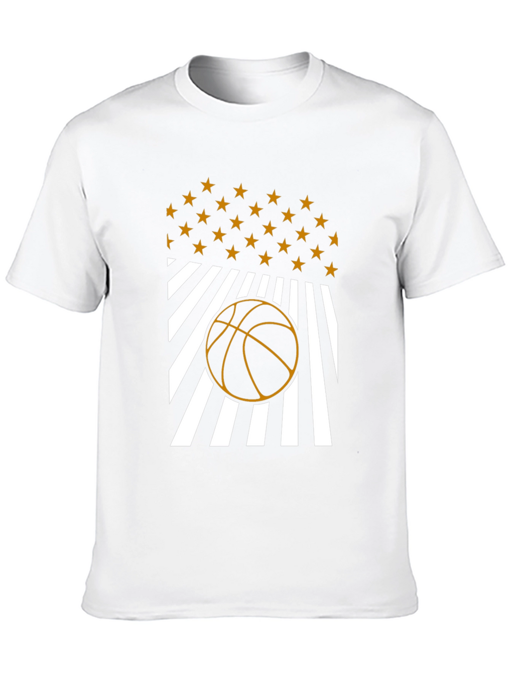 Basketball Stars & Stripes Graphic Tee