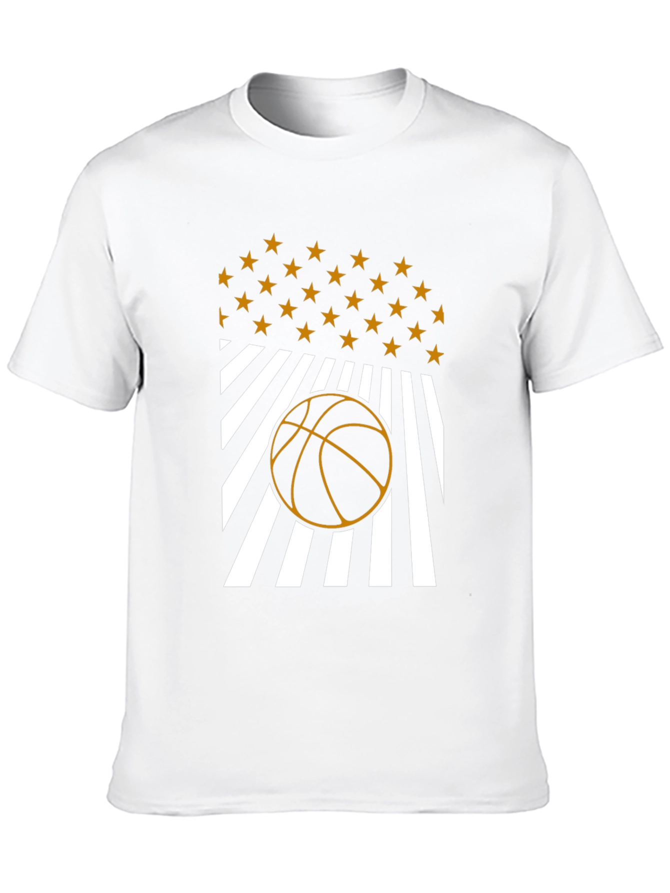 Basketball Stars & Stripes Graphic Tee