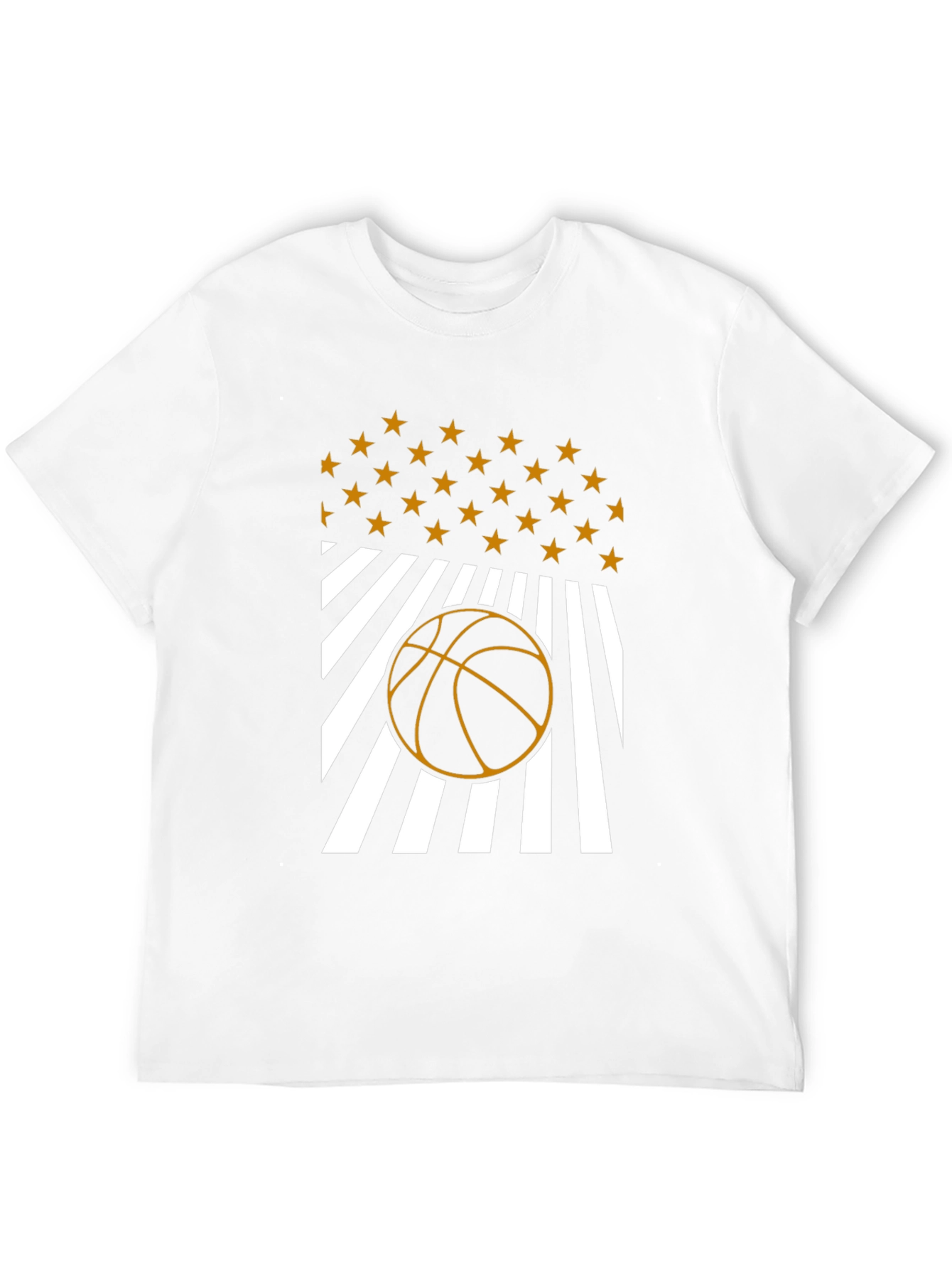 Basketball Stars & Stripes Graphic Tee