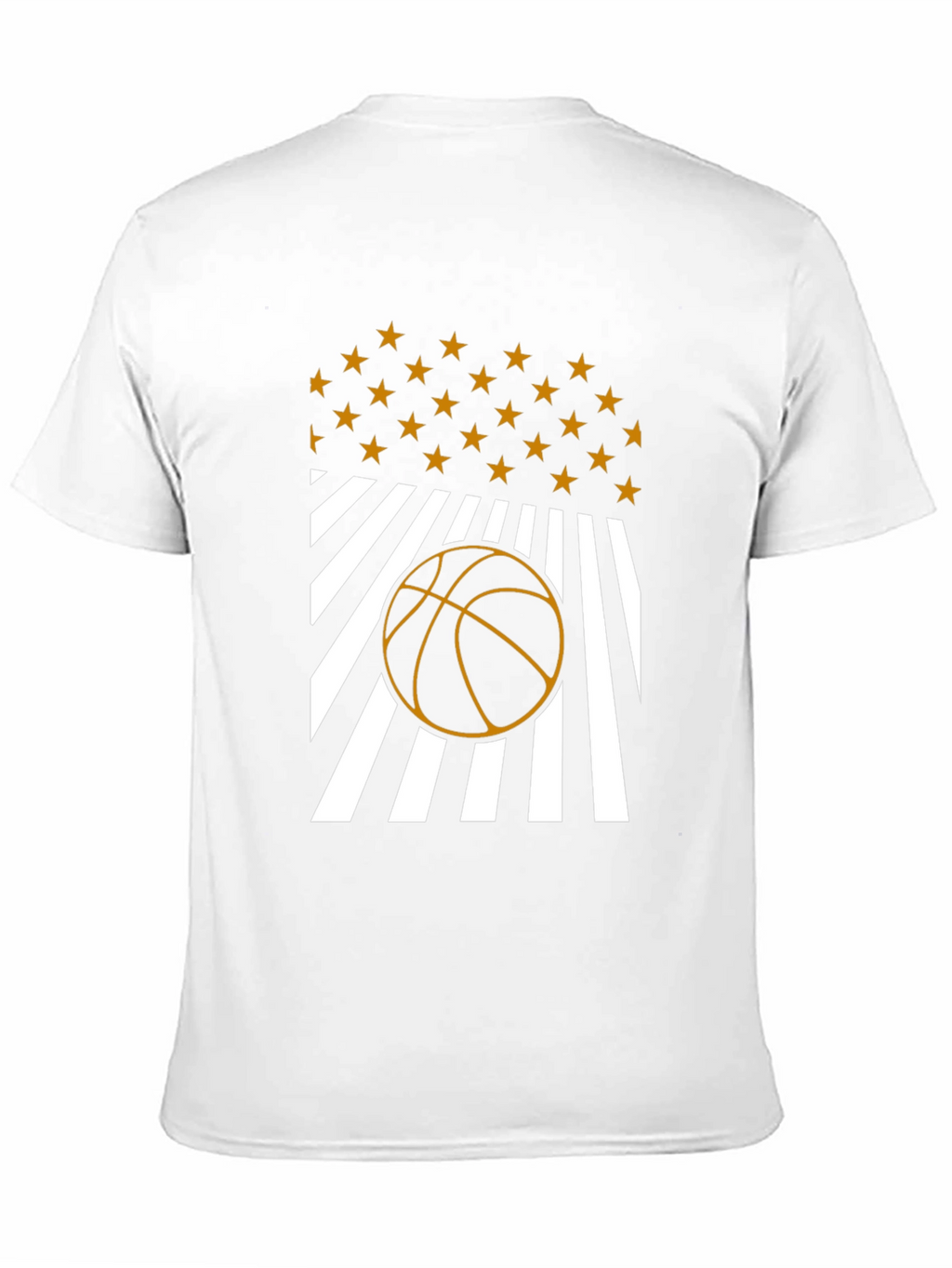 Basketball Stars & Stripes Graphic Tee