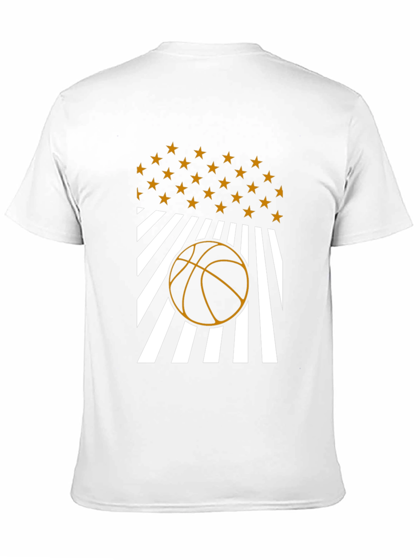 Basketball Stars & Stripes Graphic Tee