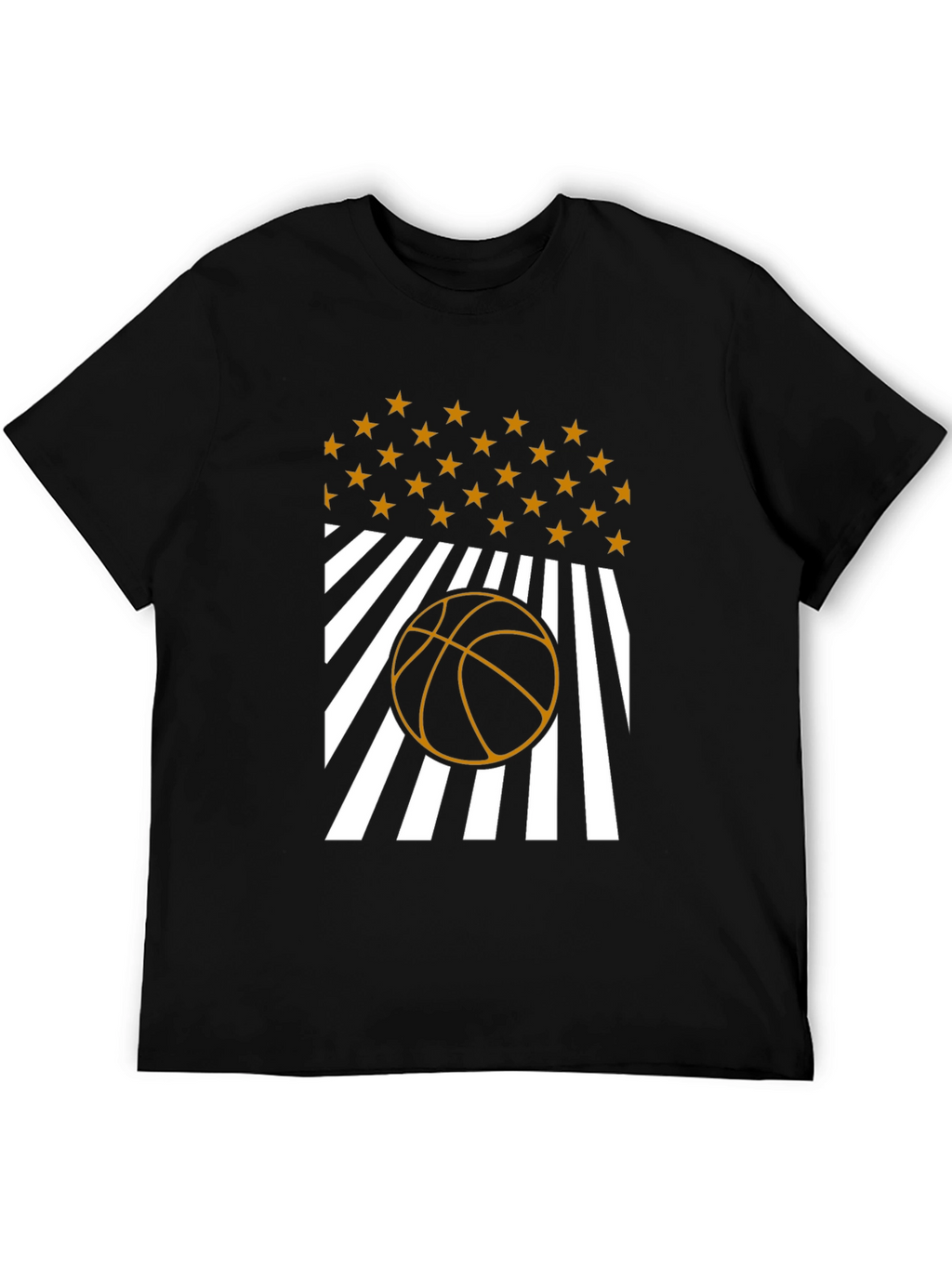 Basketball Stars & Stripes Graphic Tee