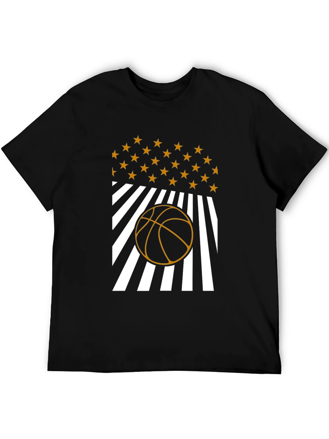 Basketball Stars & Stripes Graphic Tee