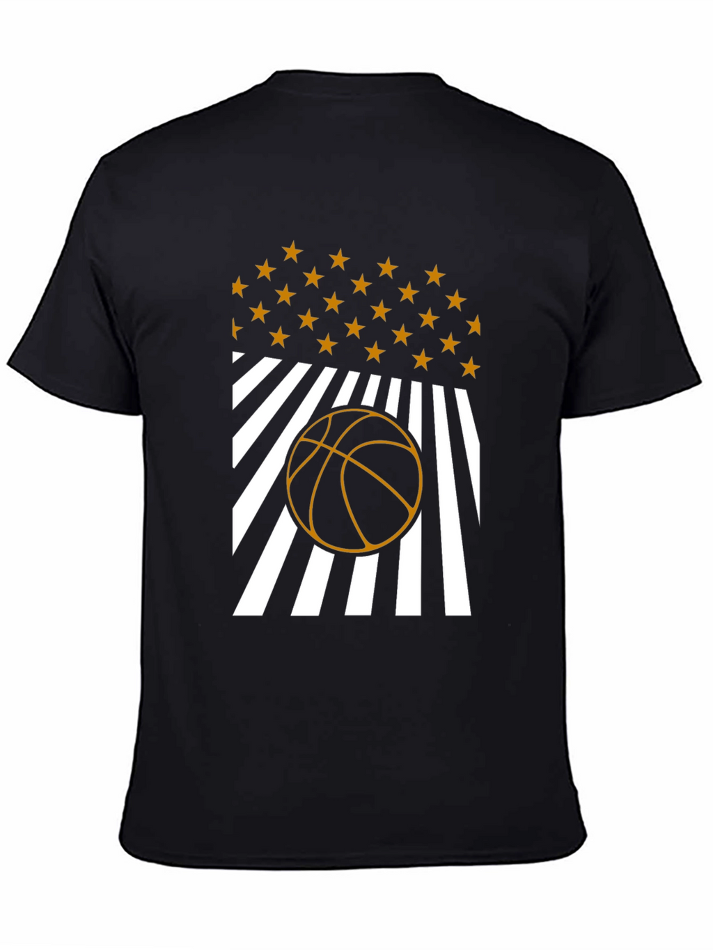 Basketball Stars & Stripes Graphic Tee