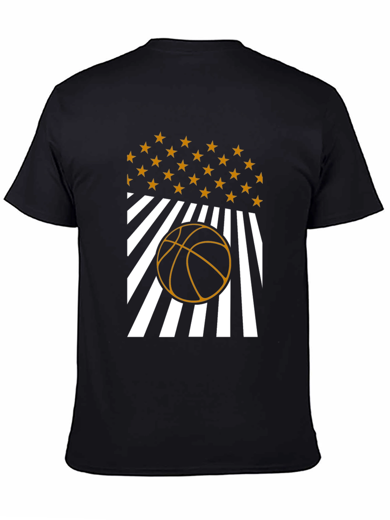 Basketball Stars & Stripes Graphic Tee