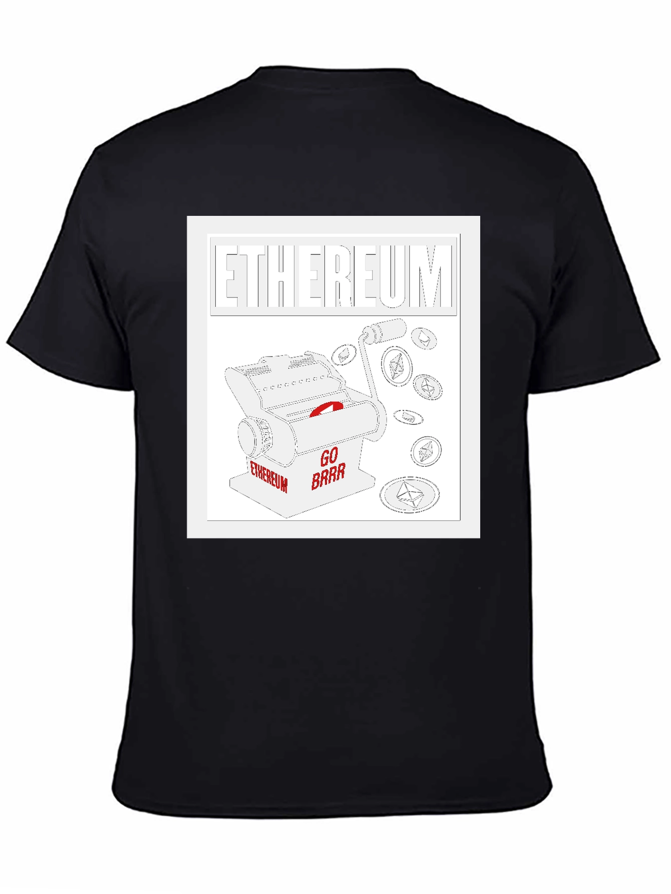 Ethereum Go Brrr Black T-Shirt