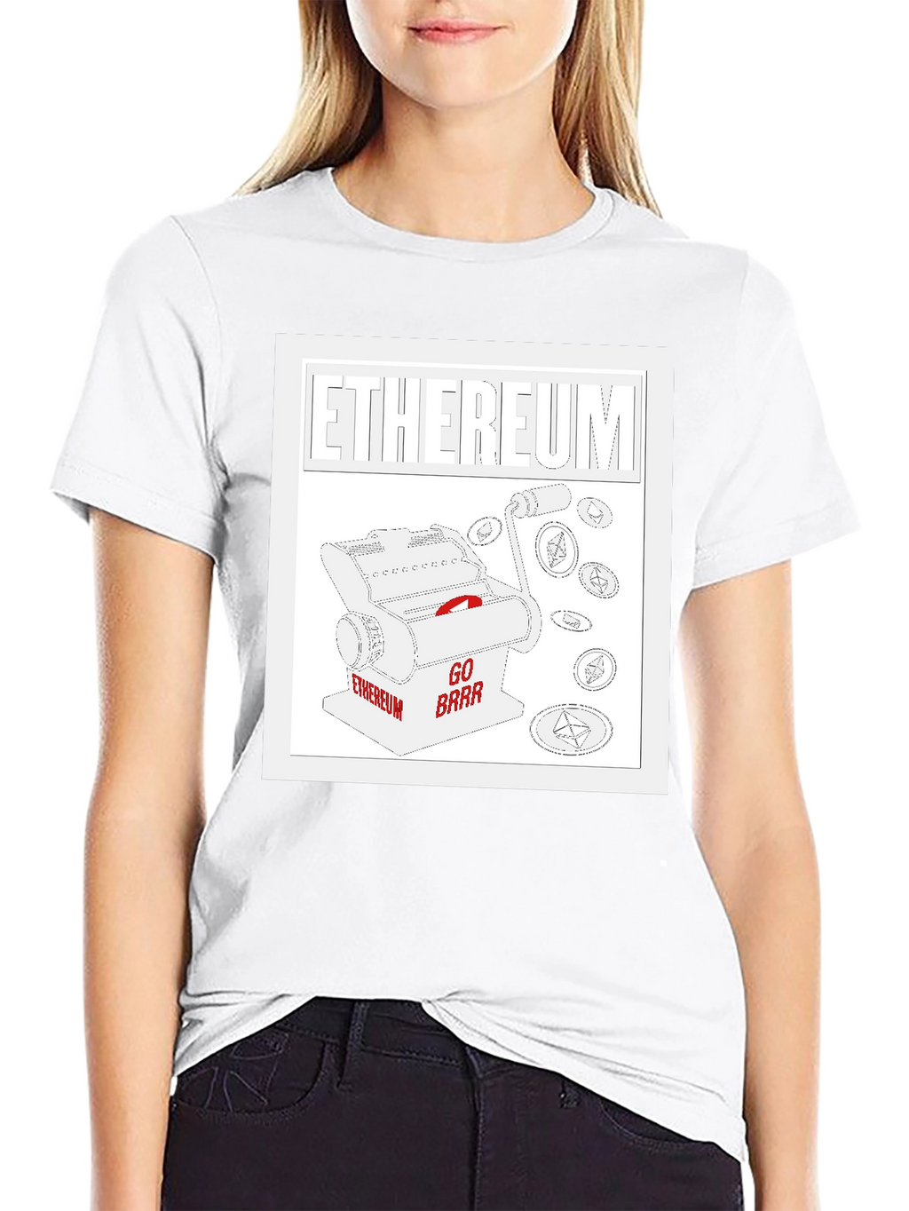 Ethereum Go Brrr Black T-Shirt