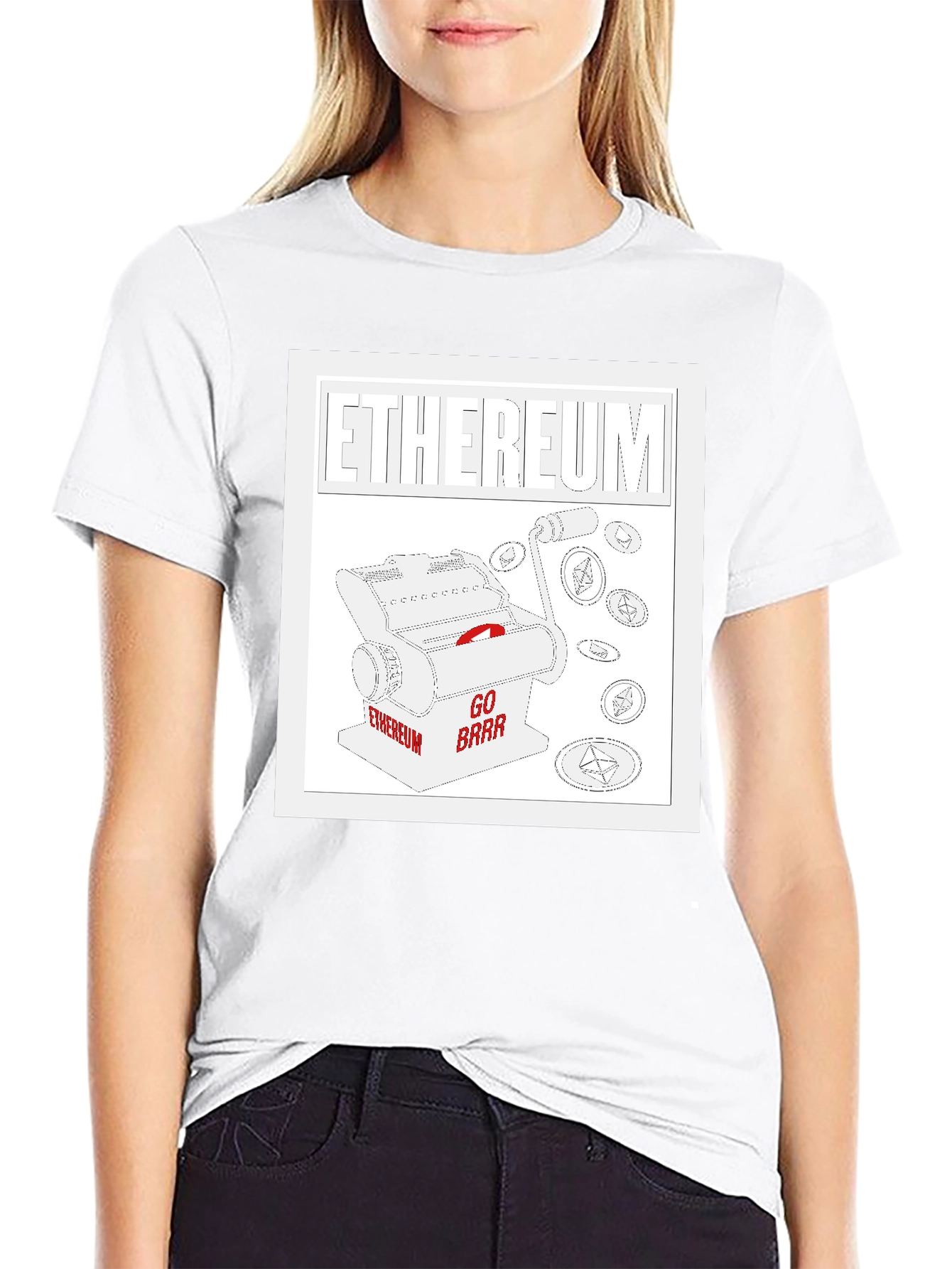 Ethereum Go Brrr Black T-Shirt