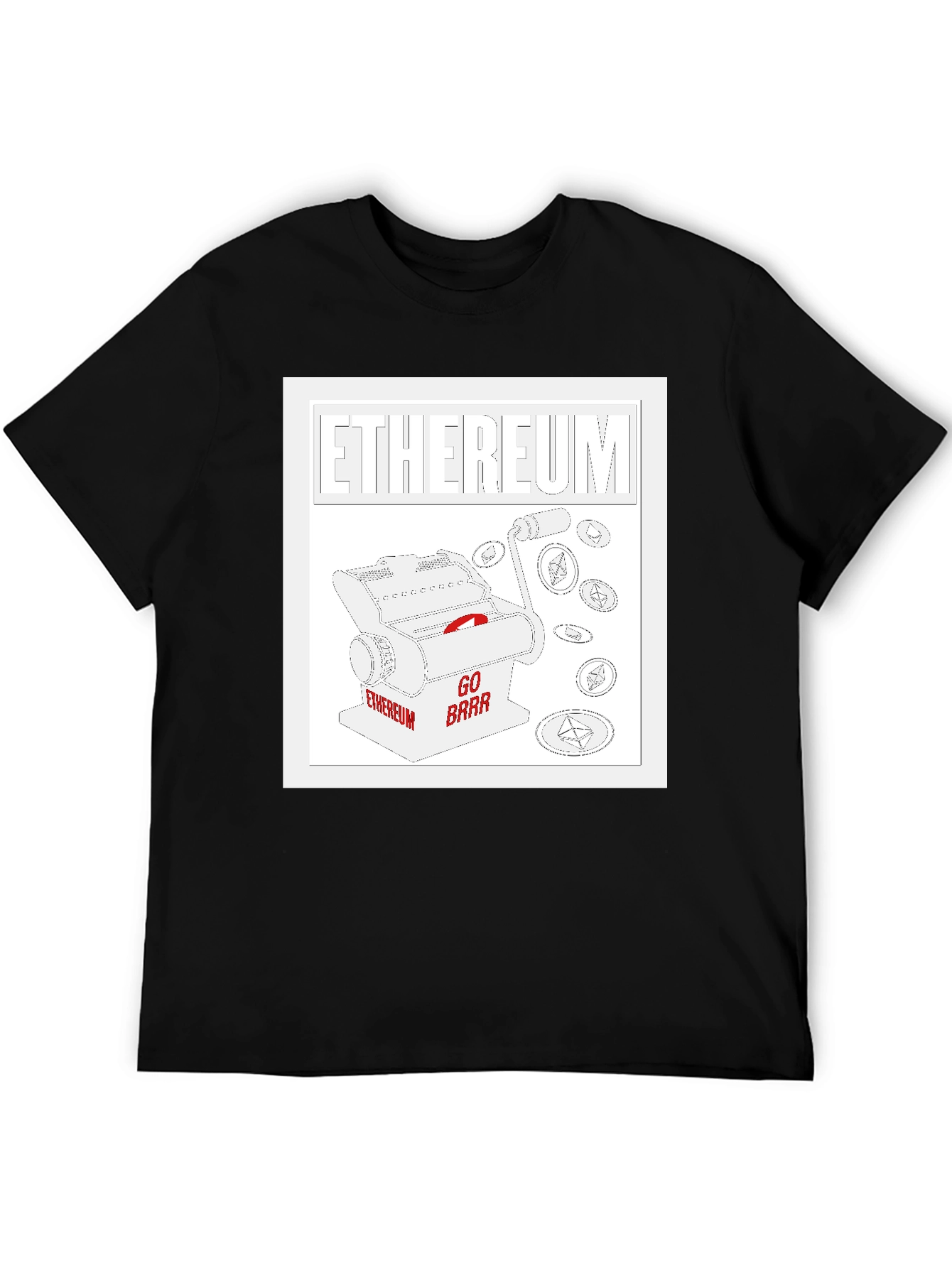 Ethereum Go Brrr Black T-Shirt