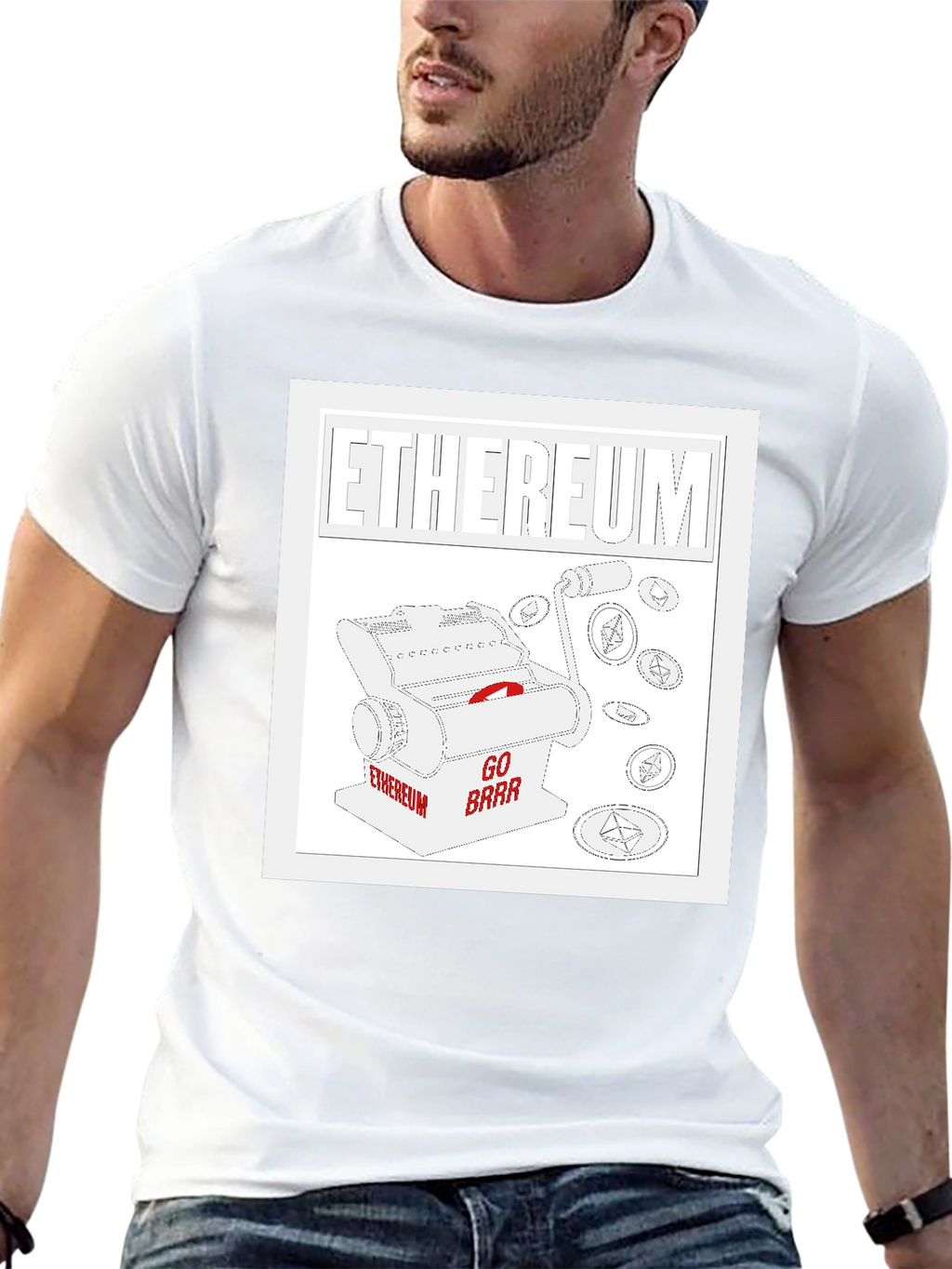 Ethereum Go Brrr Black T-Shirt
