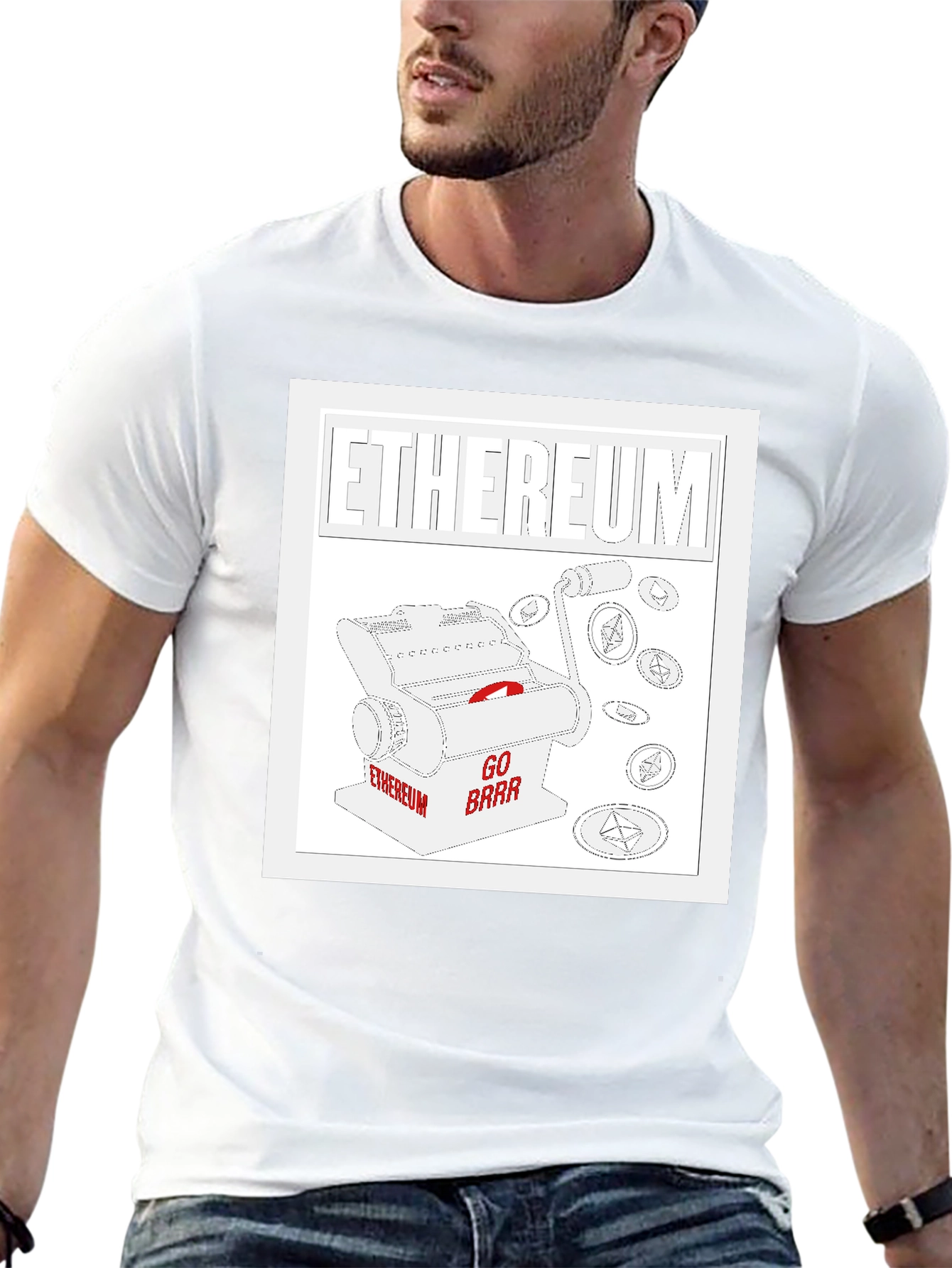 Ethereum Go Brrr Black T-Shirt