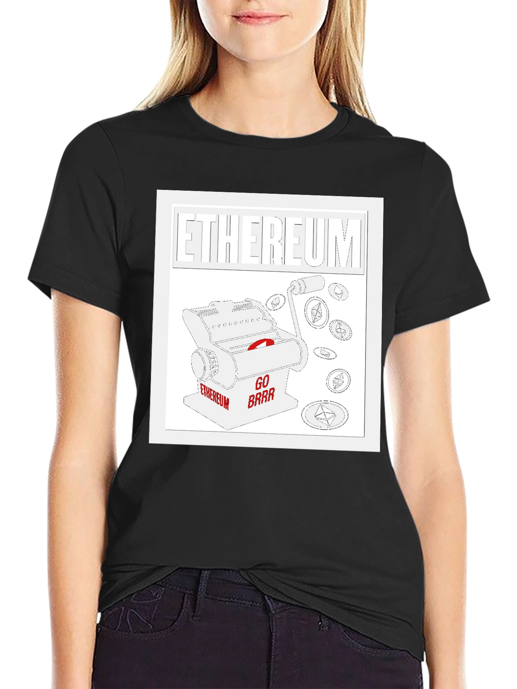 Ethereum Go Brrr Black T-Shirt