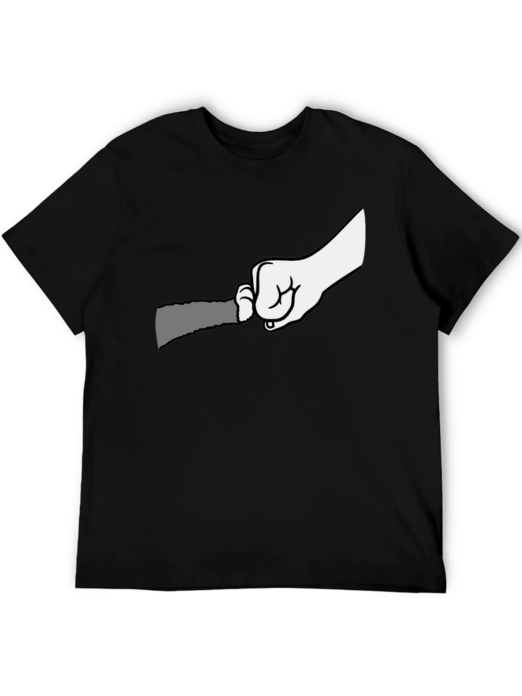 Graphic T-Shirt: Hand Holding Grater Funny Cooking Tee