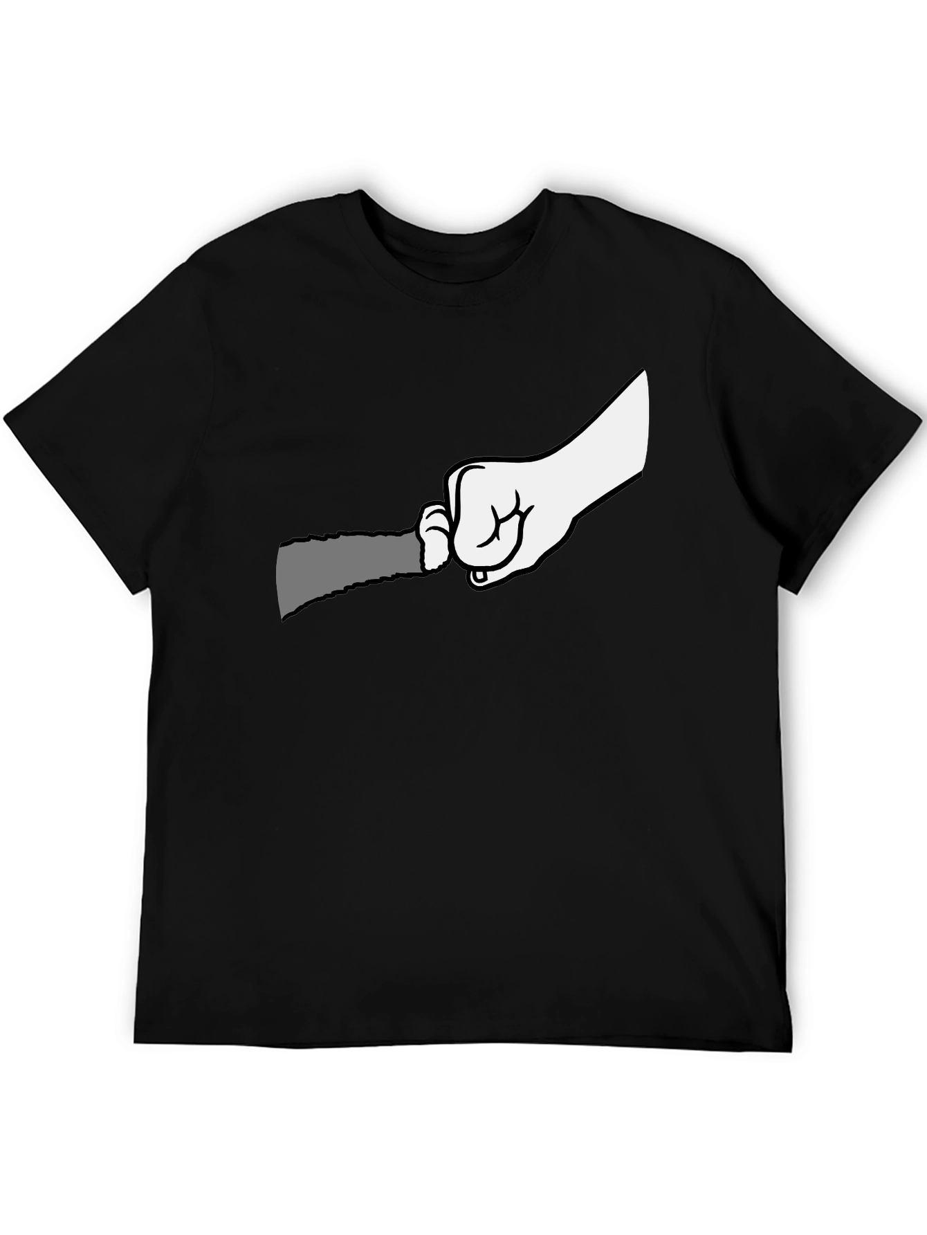 Graphic T-Shirt: Hand Holding Grater Funny Cooking Tee