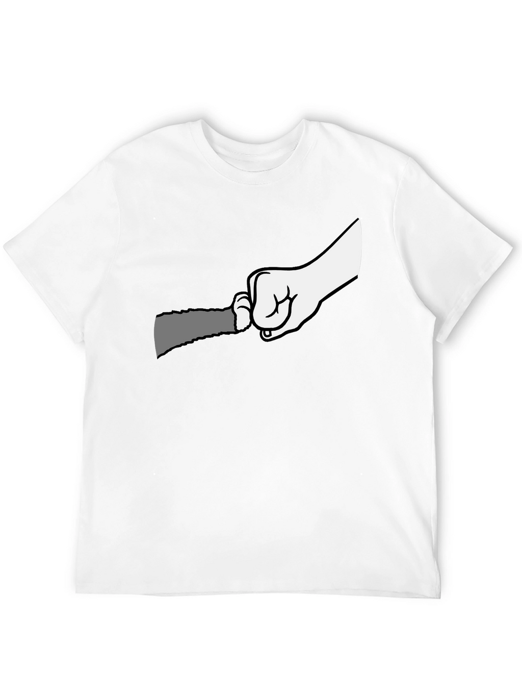 Graphic T-Shirt: Hand Holding Grater Funny Cooking Tee