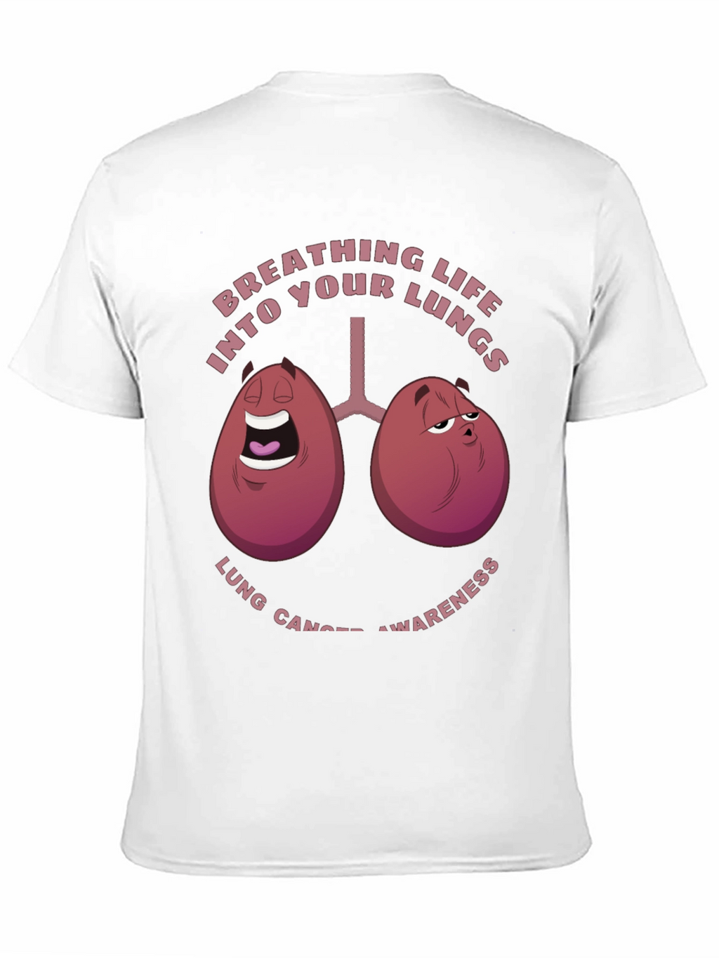 Breathing Life T-Shirt Lung Cancer Awareness Tee
