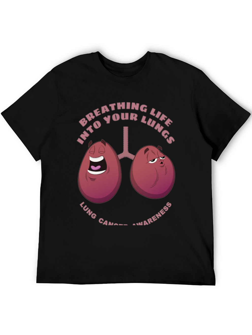 Breathing Life T-Shirt Lung Cancer Awareness Tee