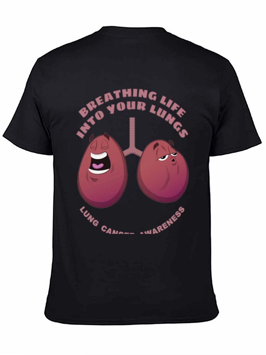 Breathing Life T-Shirt Lung Cancer Awareness Tee
