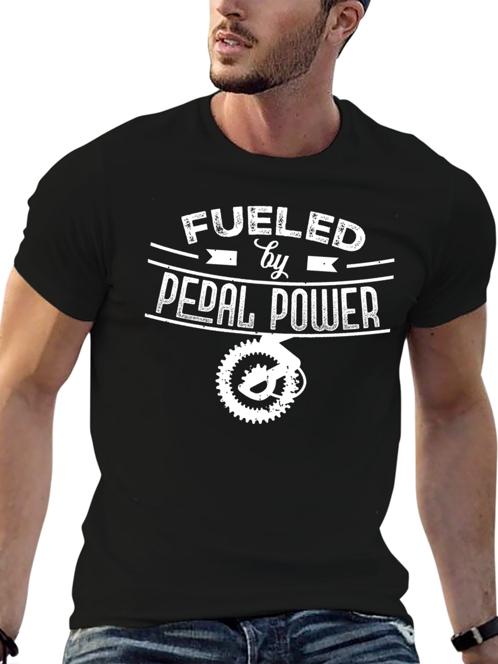 Fueled by Pedal Power Graphic Tee