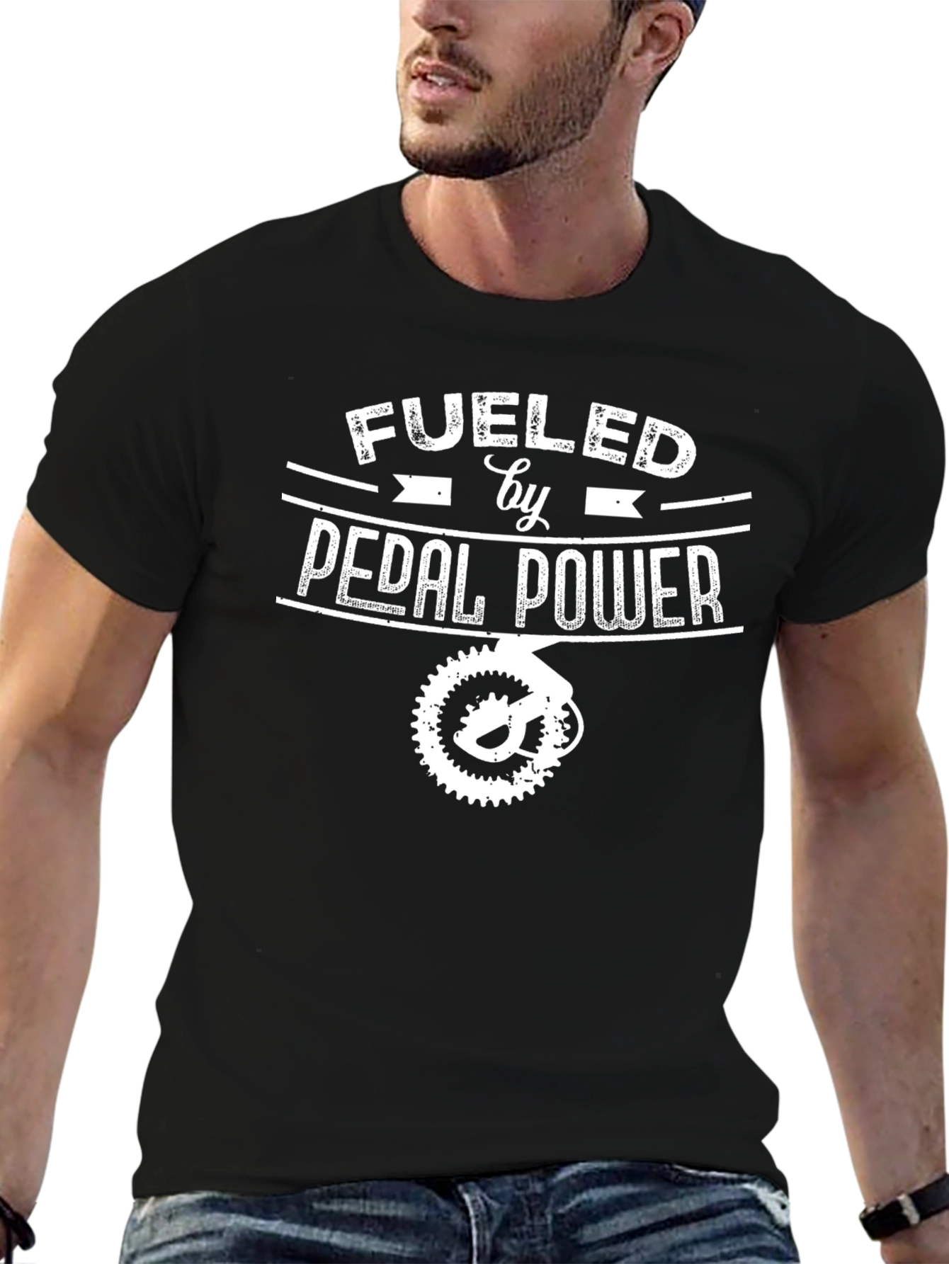 Fueled by Pedal Power Graphic Tee