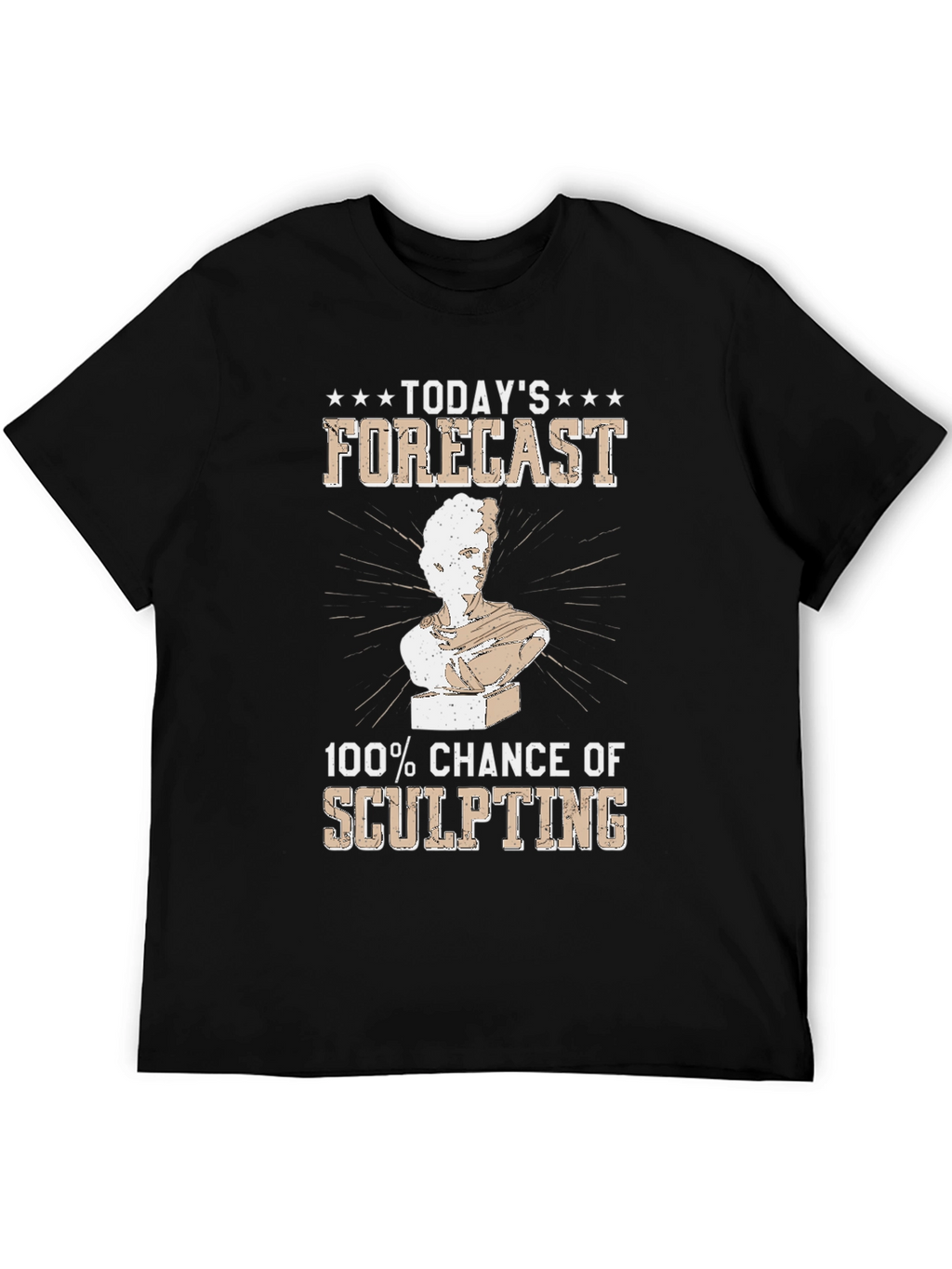 Sculpting Forecast T-Shirt - Chance of Art