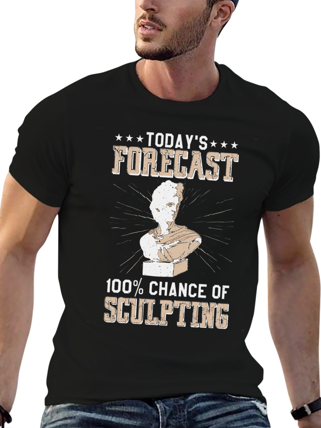 Sculpting Forecast T-Shirt - Chance of Art
