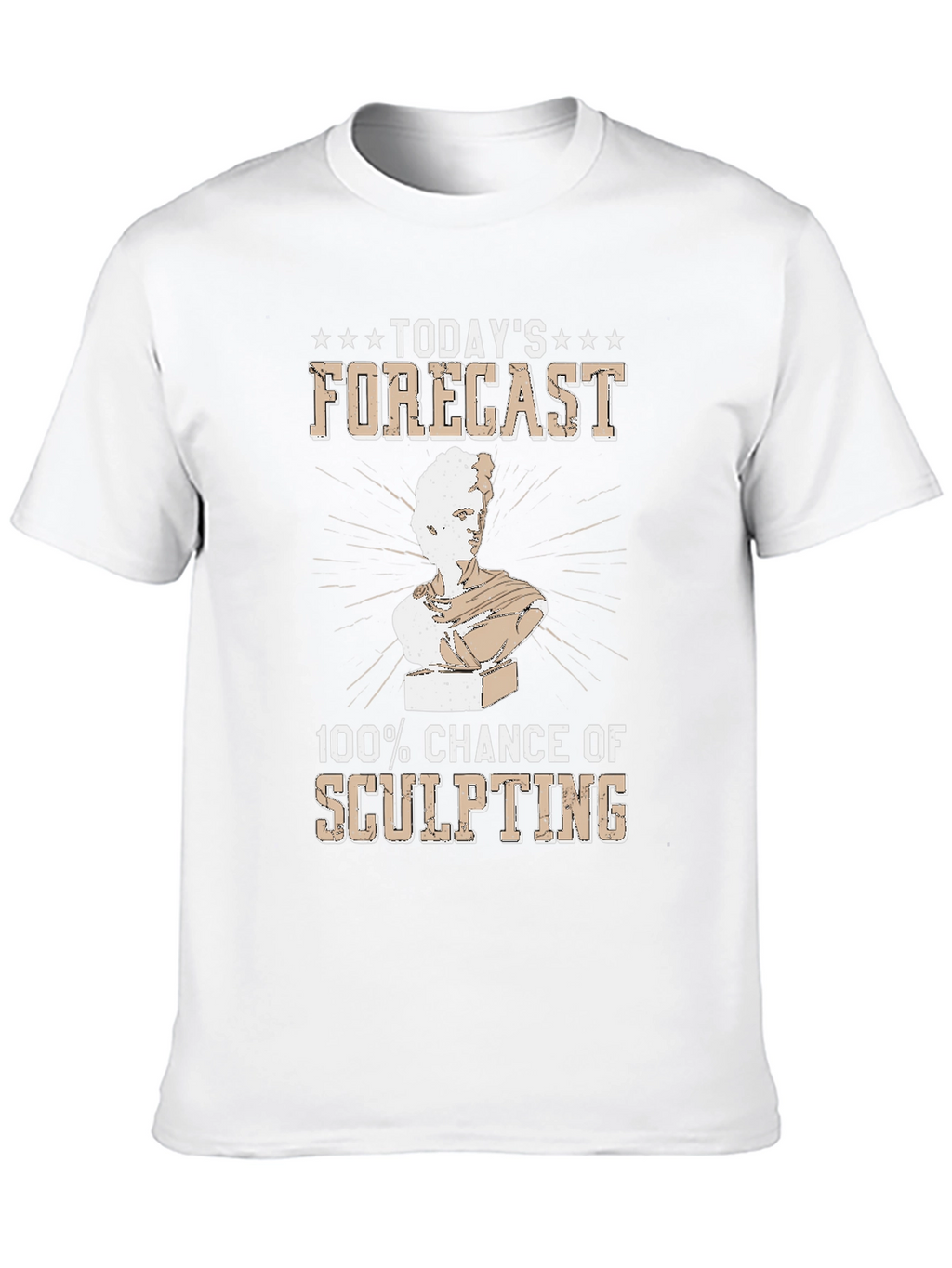 Sculpting Forecast T-Shirt - Chance of Art