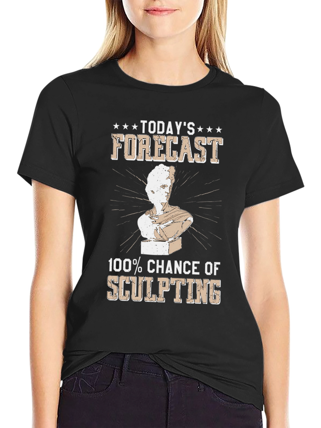Sculpting Forecast T-Shirt - Chance of Art
