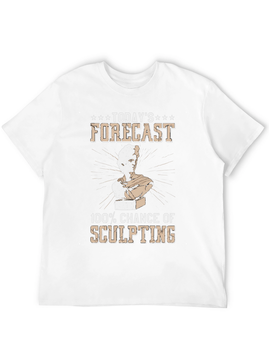 Sculpting Forecast T-Shirt - Chance of Art