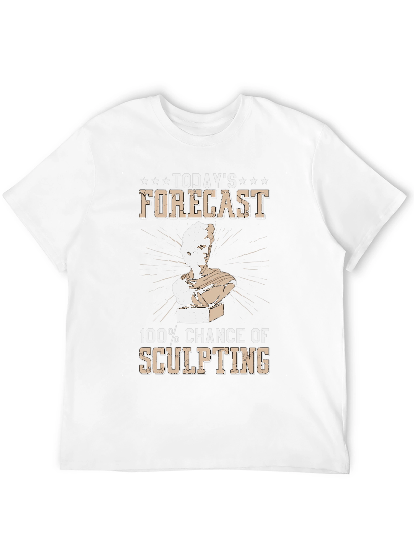 Sculpting Forecast T-Shirt - Chance of Art