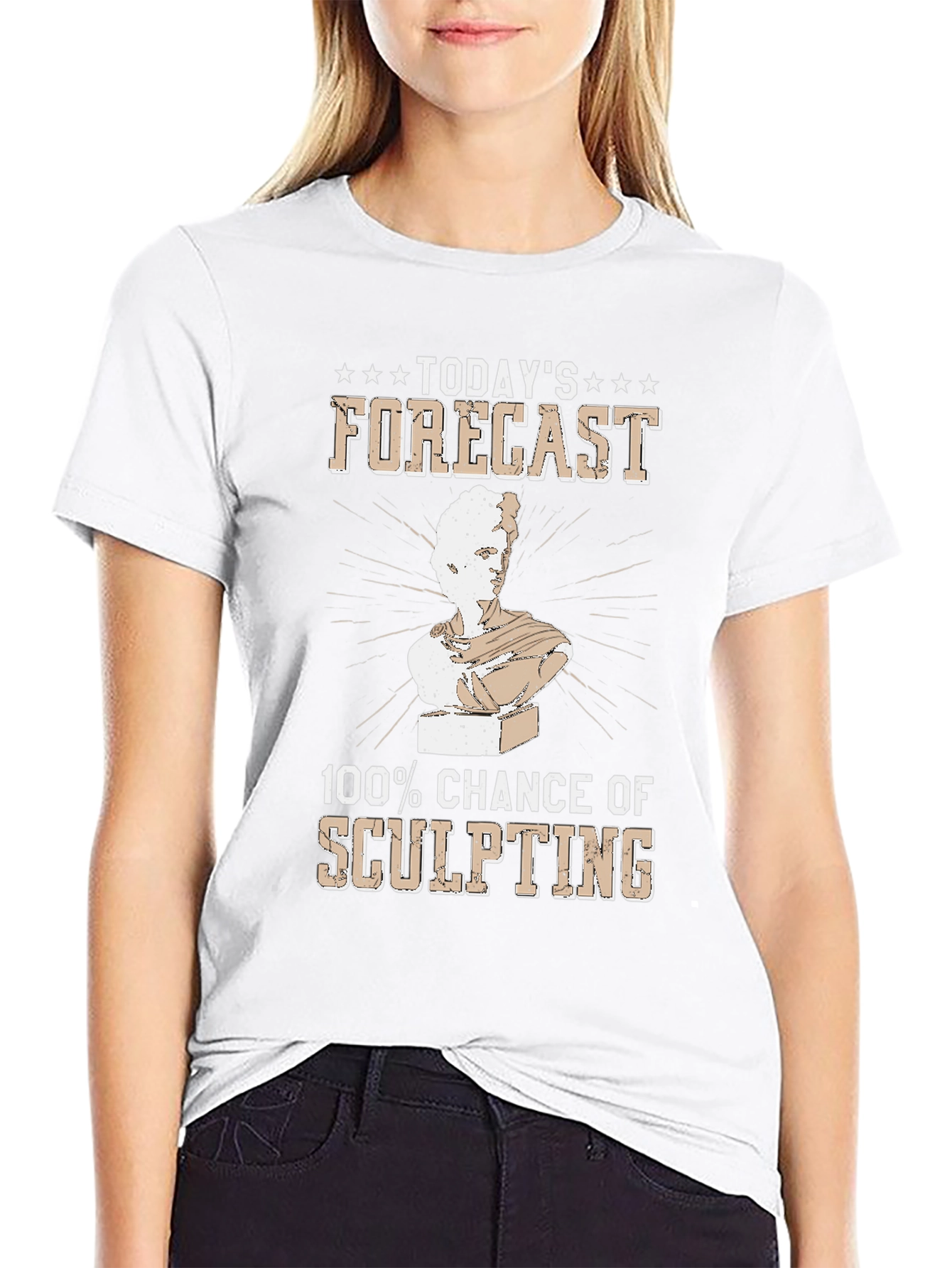 Sculpting Forecast T-Shirt - Chance of Art
