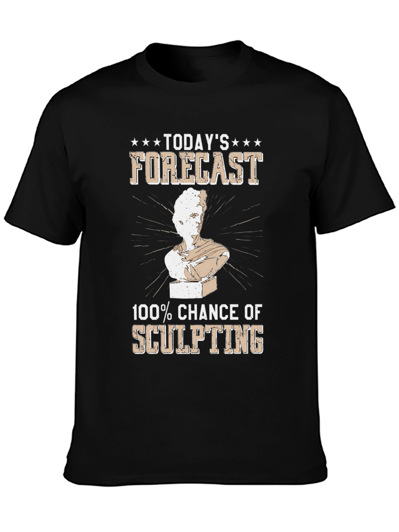 Sculpting Forecast T-Shirt - Chance of Art