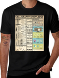 Calligraphy Knowledge Graphic T-Shirt