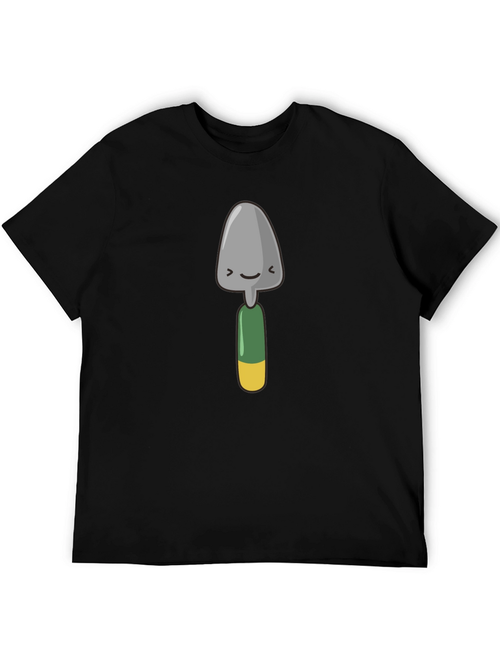 Cute Gardening Trowel Graphic Tee - Black