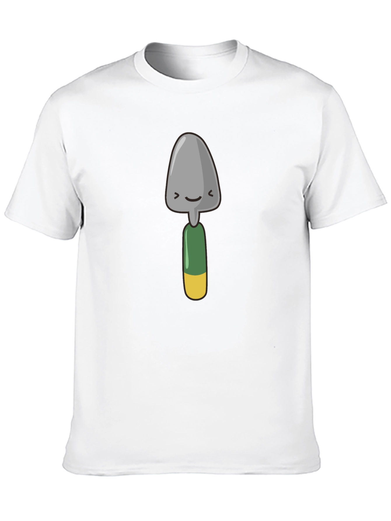 Cute Gardening Trowel Graphic Tee - Black