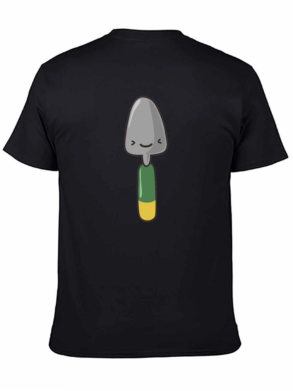 Cute Gardening Trowel Graphic Tee - Black