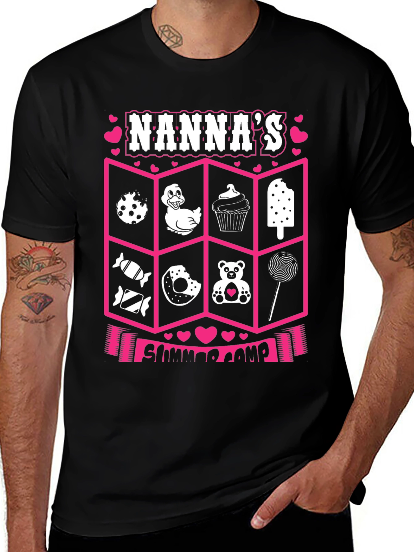 Nannas Summer Camp Graphic Tee