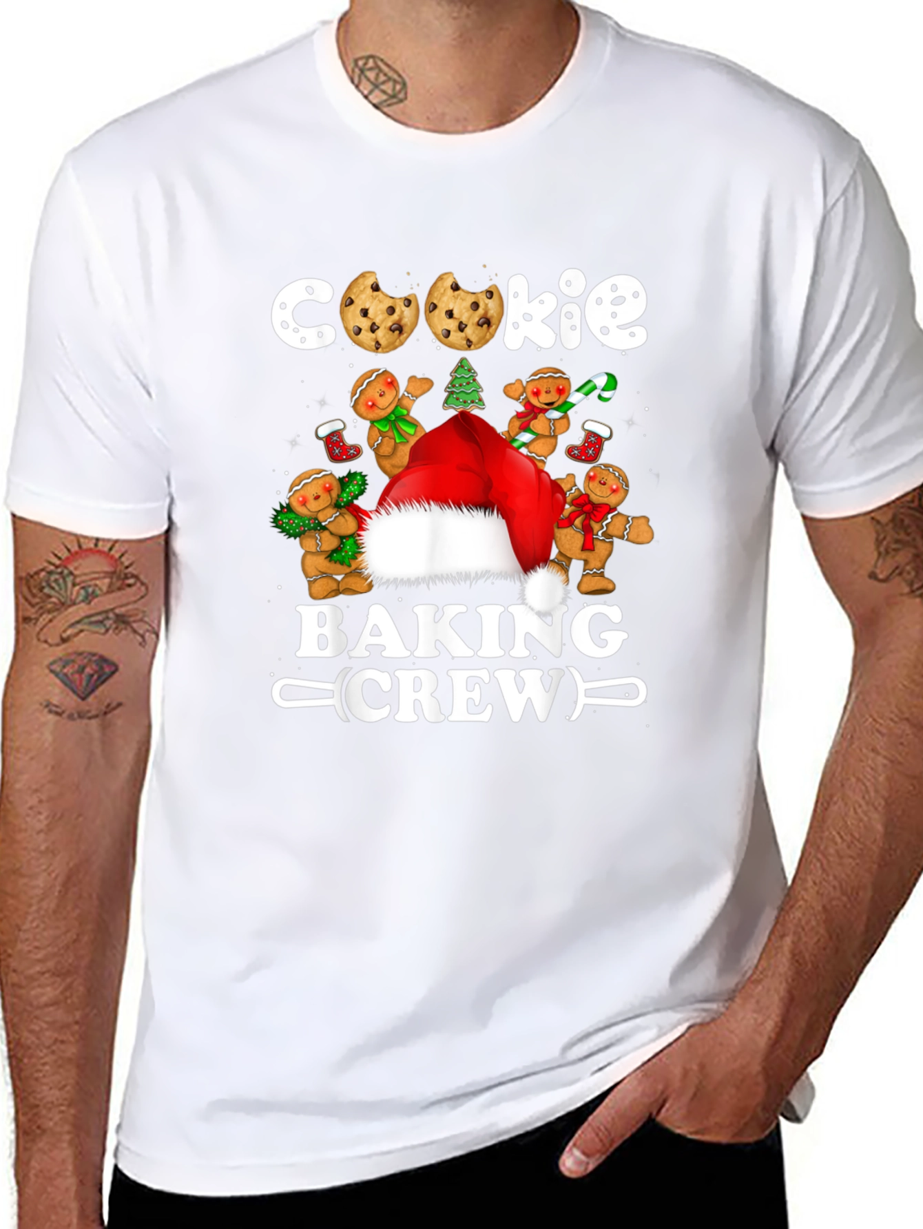 Cookie Baking Crew Christmas T-Shirt