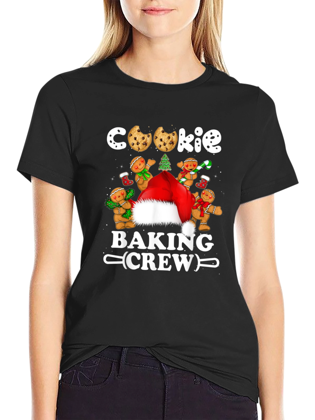 Cookie Baking Crew Christmas T-Shirt