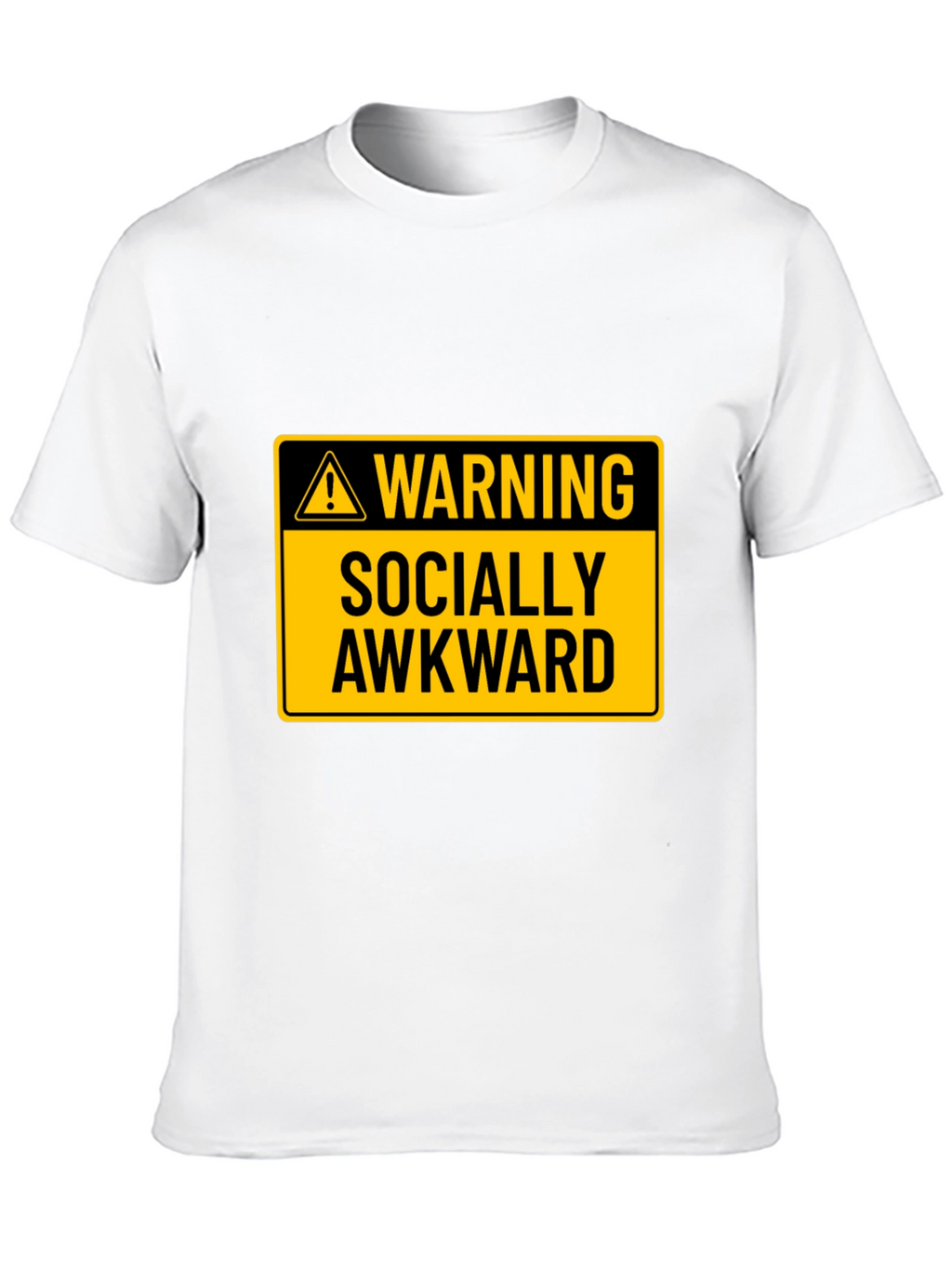 Warning Socially Awkward Graphic Tee