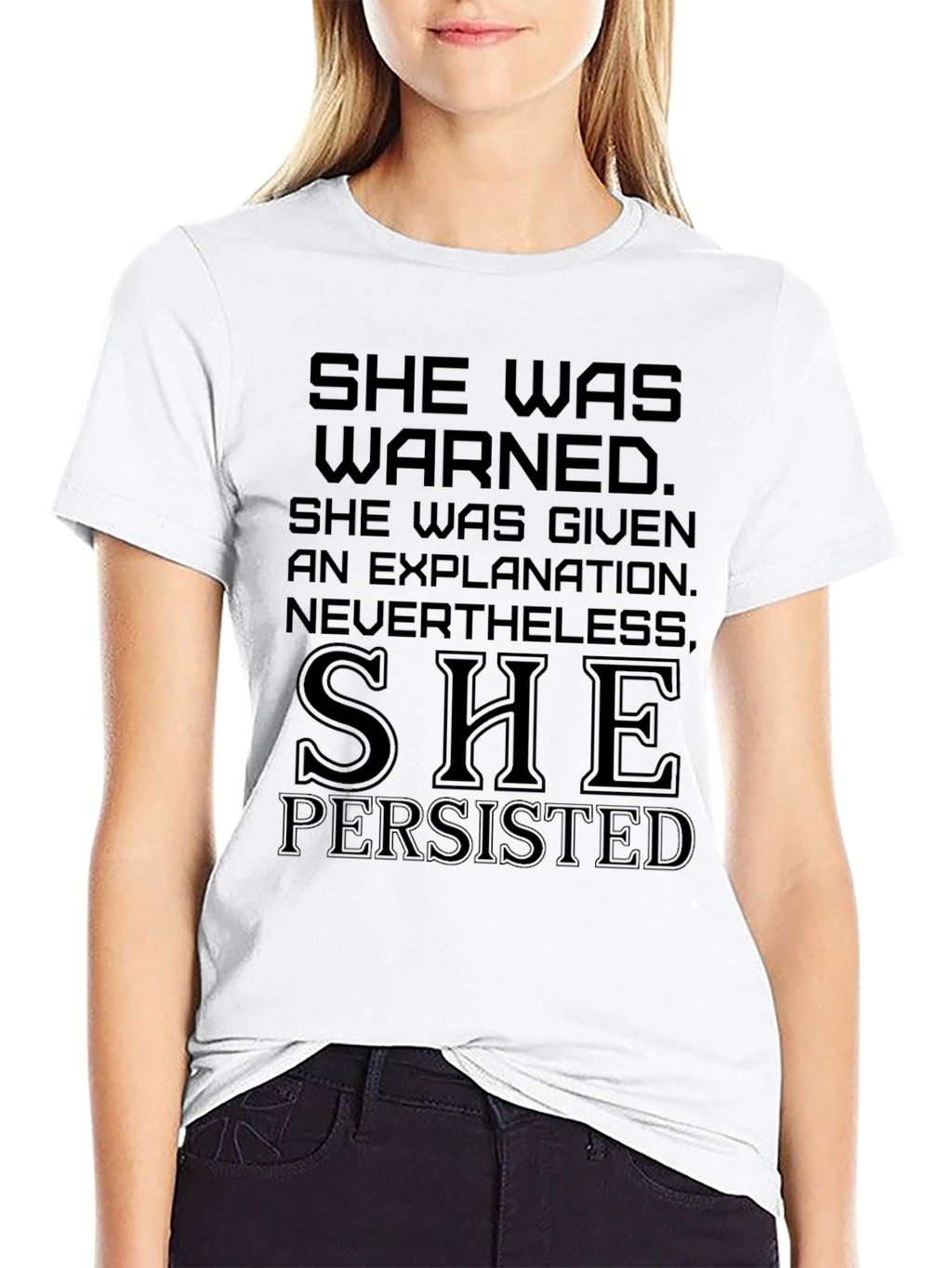 She Persisted Graphic Tee - Womens Empowerment Shirt